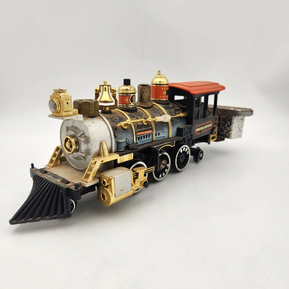 Vintage New Bright Denver Express Train Locomotive Tractor Supply Co Box 1988